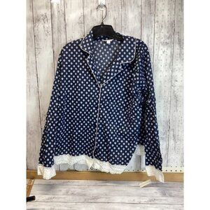 Acubi mermaidcore fairycore Separates Women Plus Size Mini FloralShirt, 2X